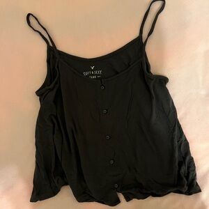 GUC American eagle tank size small, very soft, black